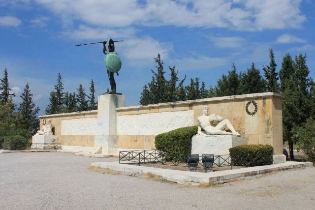 Thermopylae - Monument to Leonidas and his 300 Spartans